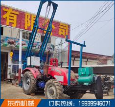 河南拖拉機改裝卷揚機帶反循環(huán)打樁機