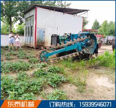 河南履帶改裝跨護欄鏈條開溝機