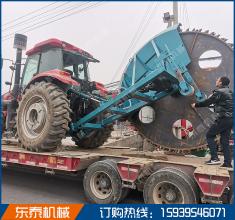 200馬力拖拉機改裝水泥路面開溝機